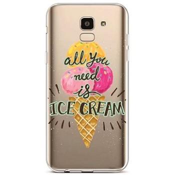 TopQ Samsung J6 silikon Ice Cream 37884 (Sun-37884)