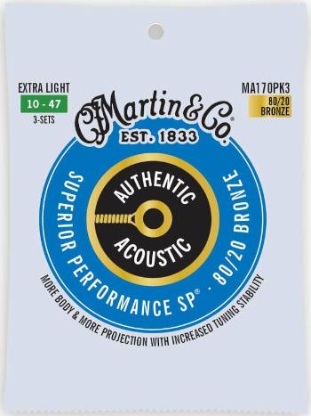 Martin MA170PK3 Authentic SP Struny pro akustickou kytaru