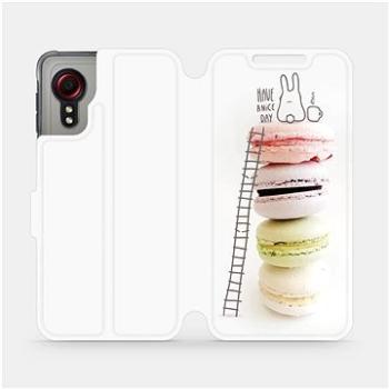 Flipové pouzdro na mobil Samsung Galaxy Xcover 5 - M090P Makronky - have a nice day (5903516674145)