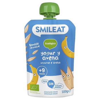 Smileat BIO kapsička řecký jogurt banán a oves 9M+ 100 g