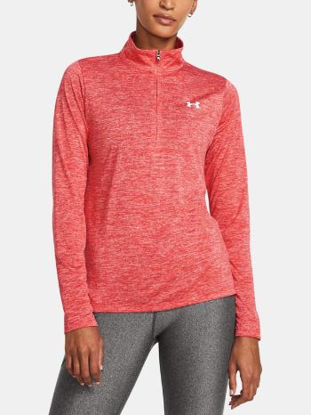 Under Armour Tech 1/2 Zip- Twist Mikina Červená