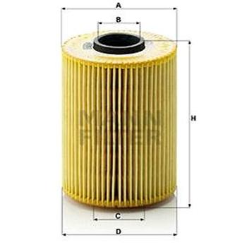 MANN-FILTER HU926/4x pro vozy BMW, WIESMANN (HU926/4x)