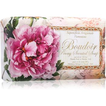 Saponificio Artigianale Fiorentino Boudoir Peony přírodní tuhé mýdlo 300 g