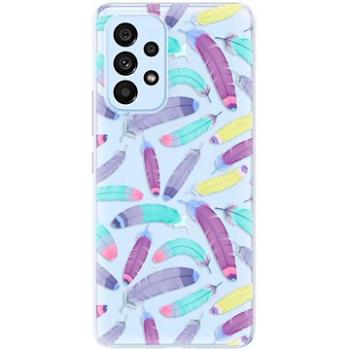 iSaprio Feather Pattern 01 pro Samsung Galaxy A73 5G (featpatt01-TPU3-A73-5G)