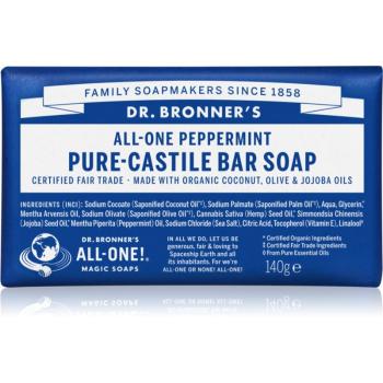 Dr. Bronner’s Peppermint tuhé mýdlo 140 g