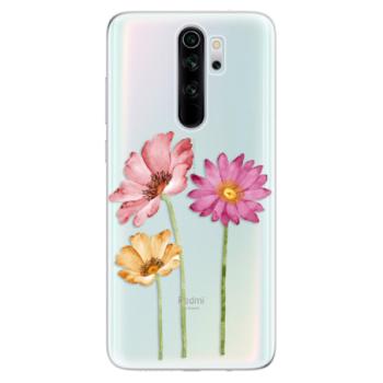 Odolné silikonové pouzdro iSaprio - Three Flowers - Xiaomi Redmi Note 8 Pro