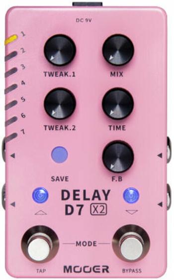 MOOER D7 X2 Delay Kytarový efekt