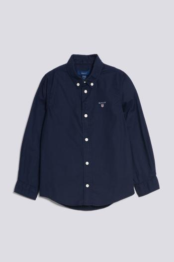 KOŠILE GANT D1. COTTON TWILL SHIRT EVENING BLUE