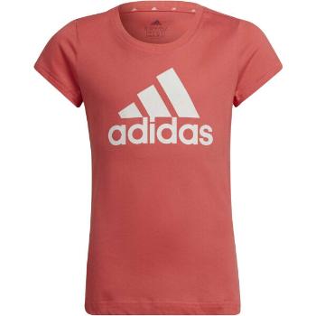 adidas BIG LOGO TEE Dívčí tričko, růžová, velikost