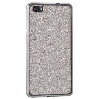 Glitter silikonový kryt na Huawei P9 Lite, stříbrný (MG98871)