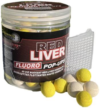 Starbaits plovoucí boilie bright fluo red liver 50 g - 16 mm