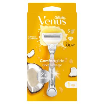 Gillette Venus Platinum ComfortGlide Coconut dámský holicí strojek + 1 hlavice