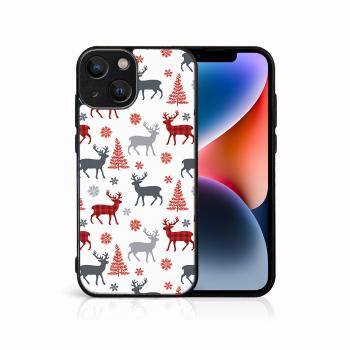 MY ART Kryt s vianočným dizajnom Apple iPhone 15 Plus DEER (068)