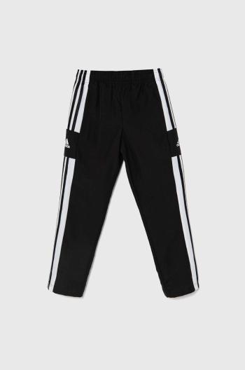 Dětské tepláky adidas Performance SQ21 PRE PNT černá barva, s aplikací, GK9559