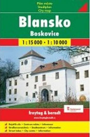 Blansko, Boskovice plán města 1:12 000