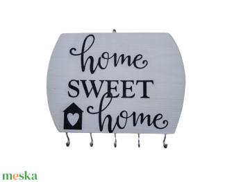 Home sweet home fali kulcstartó