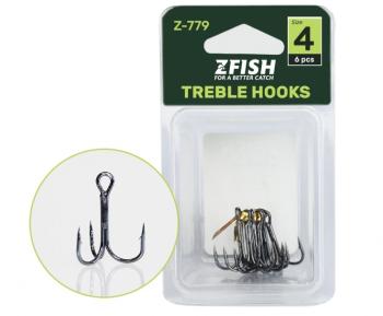 Zfish trojháčky treble hooks z-779 - 4