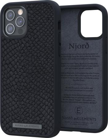 Telefon tok Njord Vindur iPhone 12/12 Pro sötétszürke tok