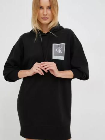 Calvin Klein dámské černé teplákové šaty - XL (BEH)