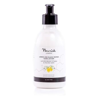 NOURISH LONDON Pleťové mléko na ruce s citronem a černým pepřem 300 ml (793618328481)