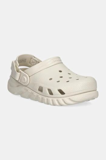 Dětské pantofle Crocs DUET MAX II CLOG béžová barva, 208774