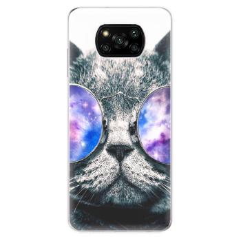 Odolné silikonové pouzdro iSaprio - Galaxy Cat - Xiaomi Poco X3 Pro / X3 NFC