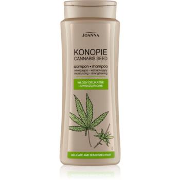 Joanna Cannabis posilující šampon pro jemné a poškozené vlasy 400 ml