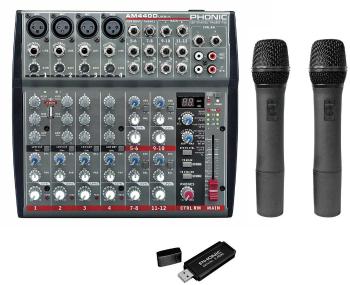 Phonic AM440D USB-K-2 Analogový mixpult