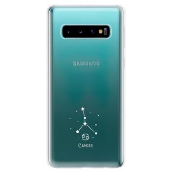 Odolné silikonové pouzdro iSaprio - čiré - Rak - Samsung Galaxy S10