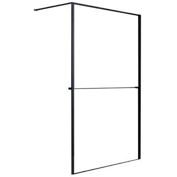 Zuhanyfal Walk-In Rest 100x195 black