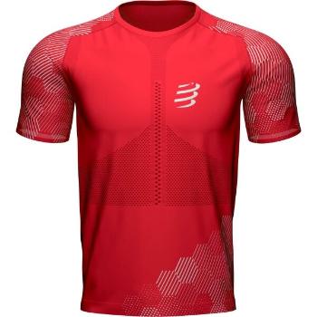 Compressport RACING SS TSHIRT M Pánské běžecké triko, červená, velikost