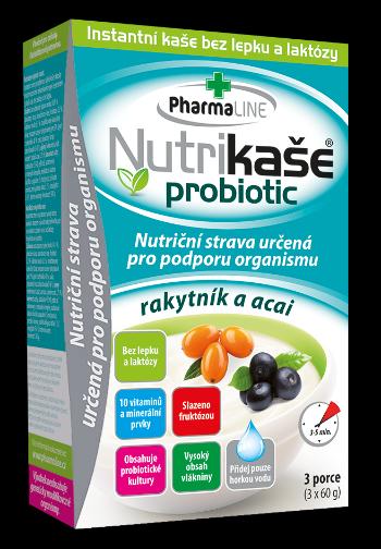 Nutrikaše probiotic rakytník a acai 3x60 g