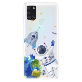 Odolné silikonové pouzdro iSaprio - Space 05 - Samsung Galaxy A21s