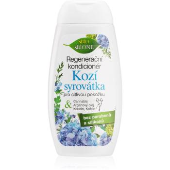 Bione Cosmetics Kozí Syrovátka regenerační kondicionér pro citlivou pokožku 260 ml