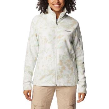 Columbia FAST TREK PRINTED JACKET Dámská mikina, bílá, velikost