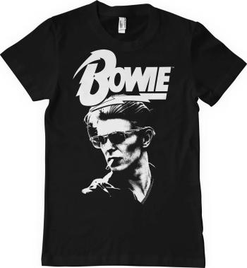David Bowie Tričko Smoking Portrait Unisex Black S