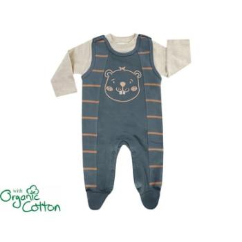 JACKY romper set BOYS INTHE WOOD petrol /beige