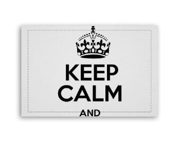 Fotoobraz 60x40 cm malý Keep calm