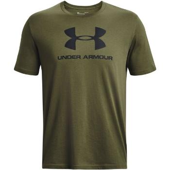 Under Armour SPORTSTYLE LOGO Pánské triko, khaki, velikost