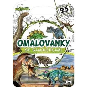 Omalovánky se samolepkami Dinosauři