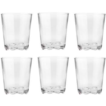 Sklenice na vodu GLACIER 250 ml, sada 6 ks, čirá, sklo, Stelton