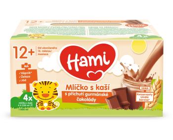 Hami Mlíčko s kaší s příchutí čokolády 4x250 ml