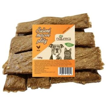 NATURECA pochoutka masové pláty - Kuře,  100 % maso 100 g (7442917311306)