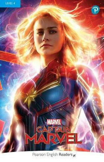 Pearson English Readers: Level 4 Marvel Captain Marvel Book + Code Pack - Karen Holmes