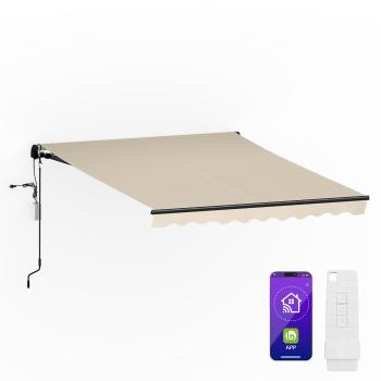 Blumfeldt CloudShade Markýza, Chytré ovládání, UV ochrana, Montáž na zeď