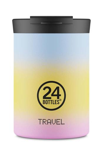 Termohrnek 24bottles Travel Tumbler 350ml  Aurora žlutá barva, Travel.Tumb.350.Aurora