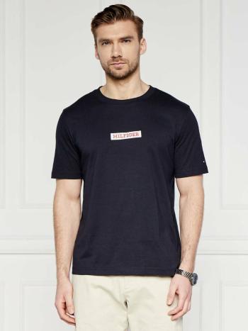 Tommy Hilfiger pánské tmavě modré tričko - XL (DW5)