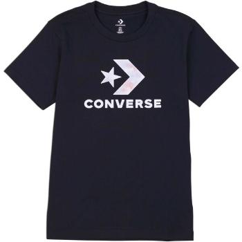 Converse SEASONAL STAR CHEVRON SS TEE Dámské tričko, černá, velikost