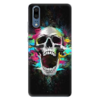 Silikonové pouzdro iSaprio - Skull in Colors - Huawei P20