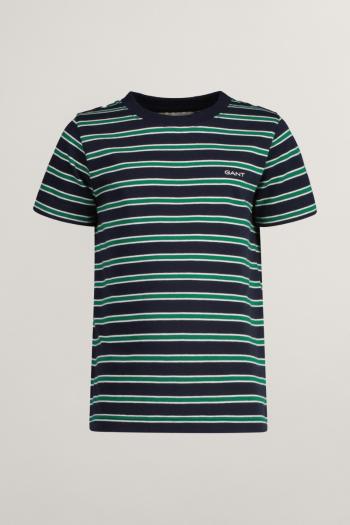 TRIČKO GANT STRIPED SS T-SHIRT EVENING BLUE